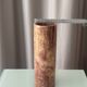 Vintage Italian Red Onyx Cylinder Vase, 1970s