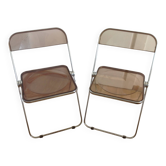 Paire de chaises Plia Castelli année 60