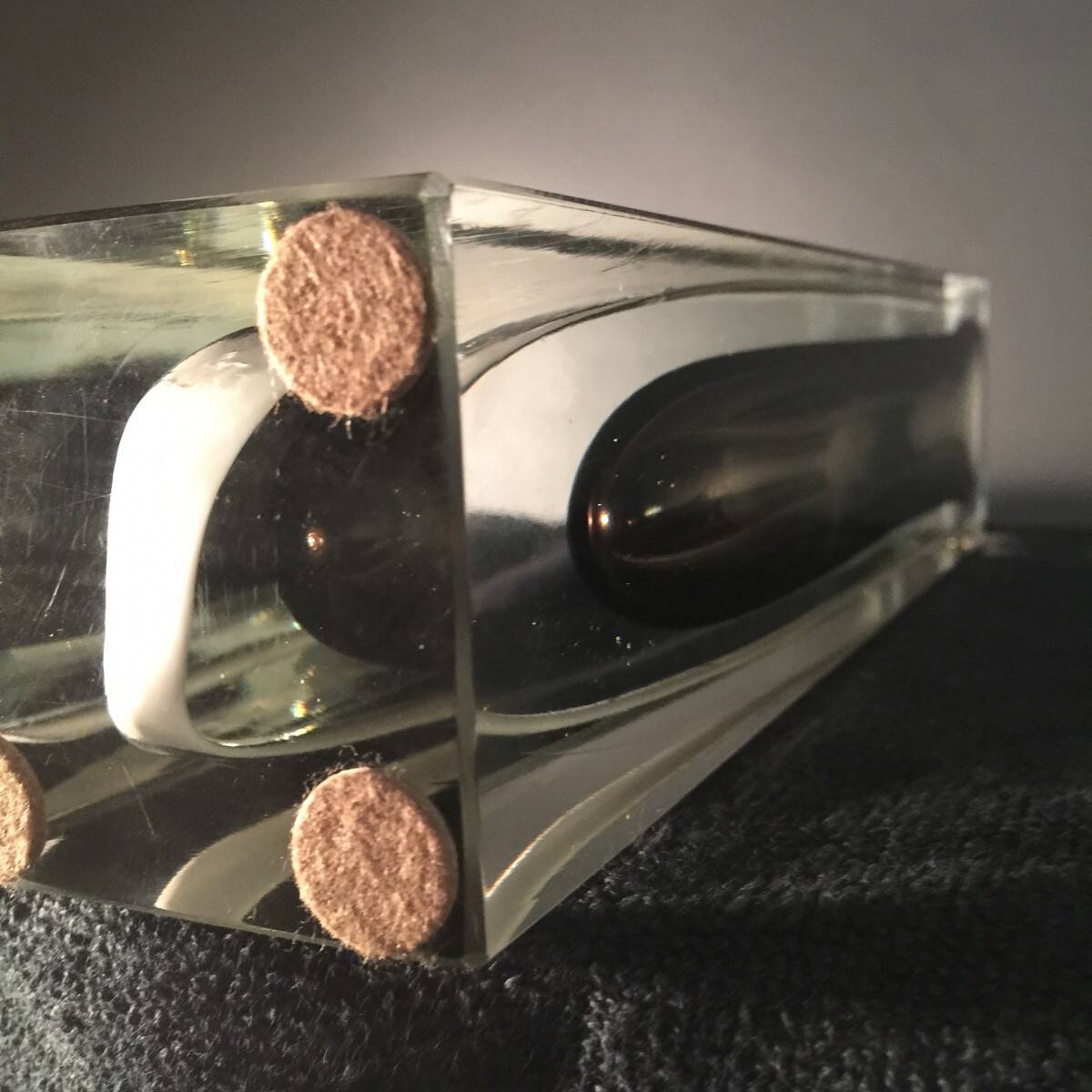 FLAVIO POLI for SEGUSO Vetri d'arte, Multi-layered glass vase, Murano, circa