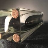 FLAVIO POLI for SEGUSO Vetri d'arte, Multi-layered glass vase, Murano, circa