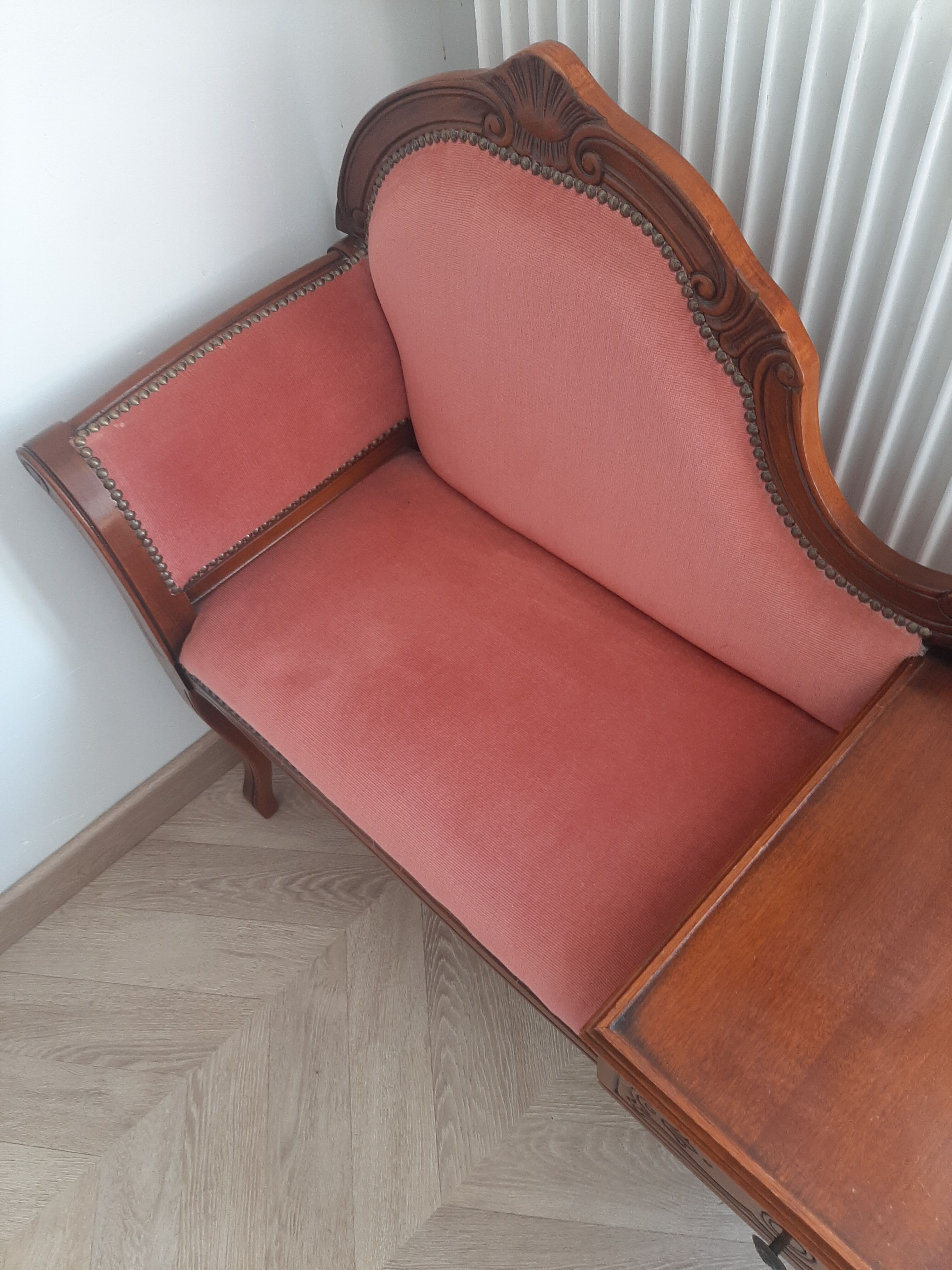 Armchair entrance furniture - loveseat- louis xv style