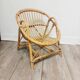Shell chair or rattan basket for children