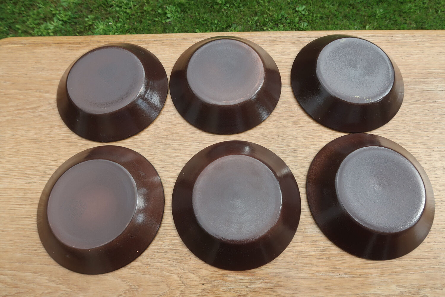 Set of 6 Niderviller hollow plates