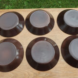 Set of 6 Niderviller hollow plates