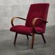 Paire de fauteuils modèle 6951 velours côtelé par Jaroslav Smidek pour Ton 1960