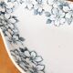 Petit plat vintage creux motif fleurs