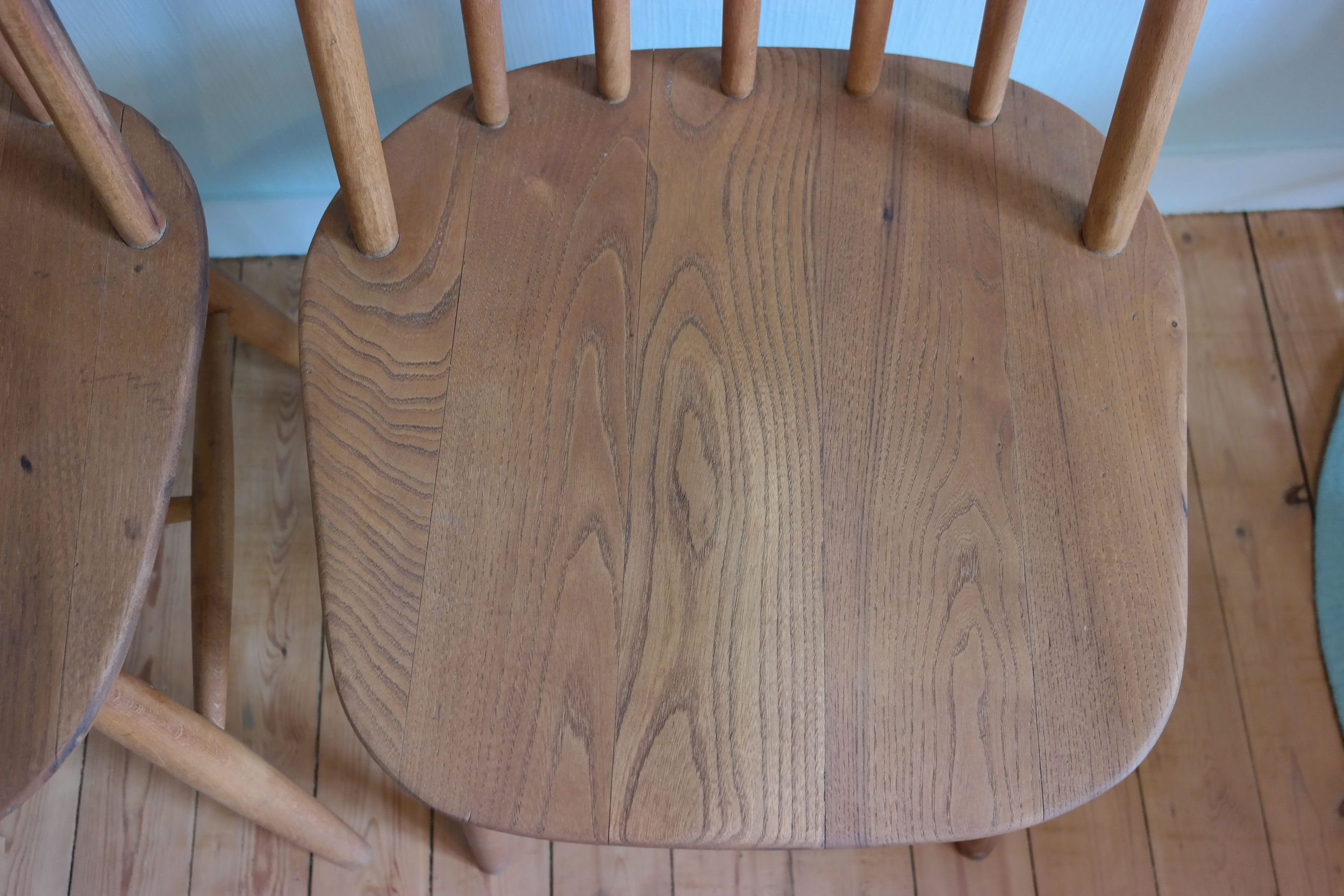 Pair of Quaker model chairs, Ercol, 1960's