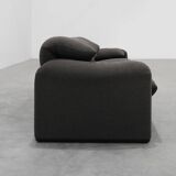 Cassina Three‑Seat Sofa by Vico Magistretti, Italy, 1990