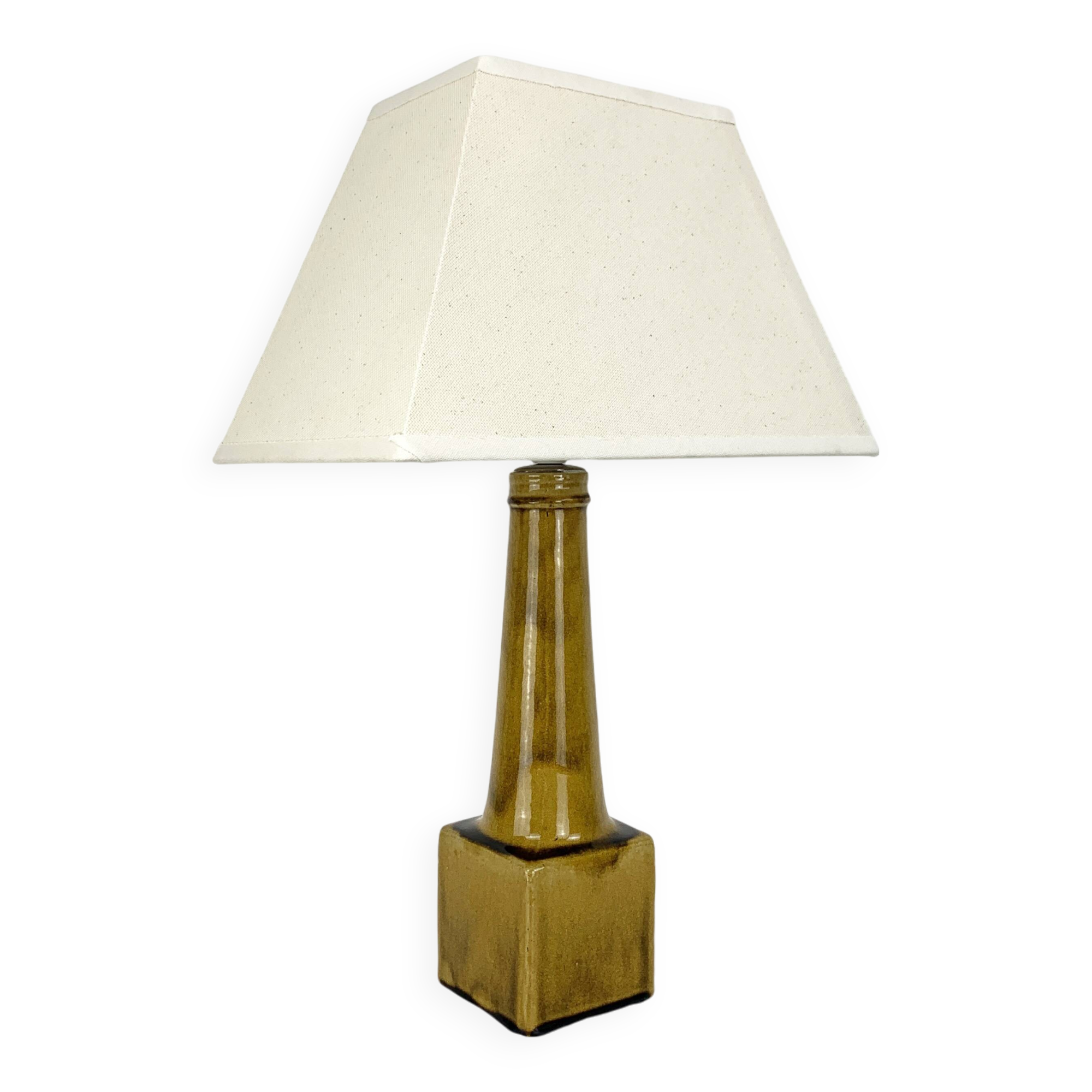 Scandinavian ceramic table lamp, Nils Kähler for HAK, Denmark, 1960s