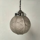 Art Deco glass pendant light