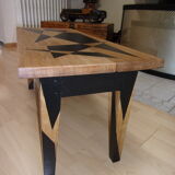 Light solid oak coffee table