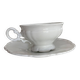 Set of 4 Hutschenreuther fine porcelain cups and saucers.