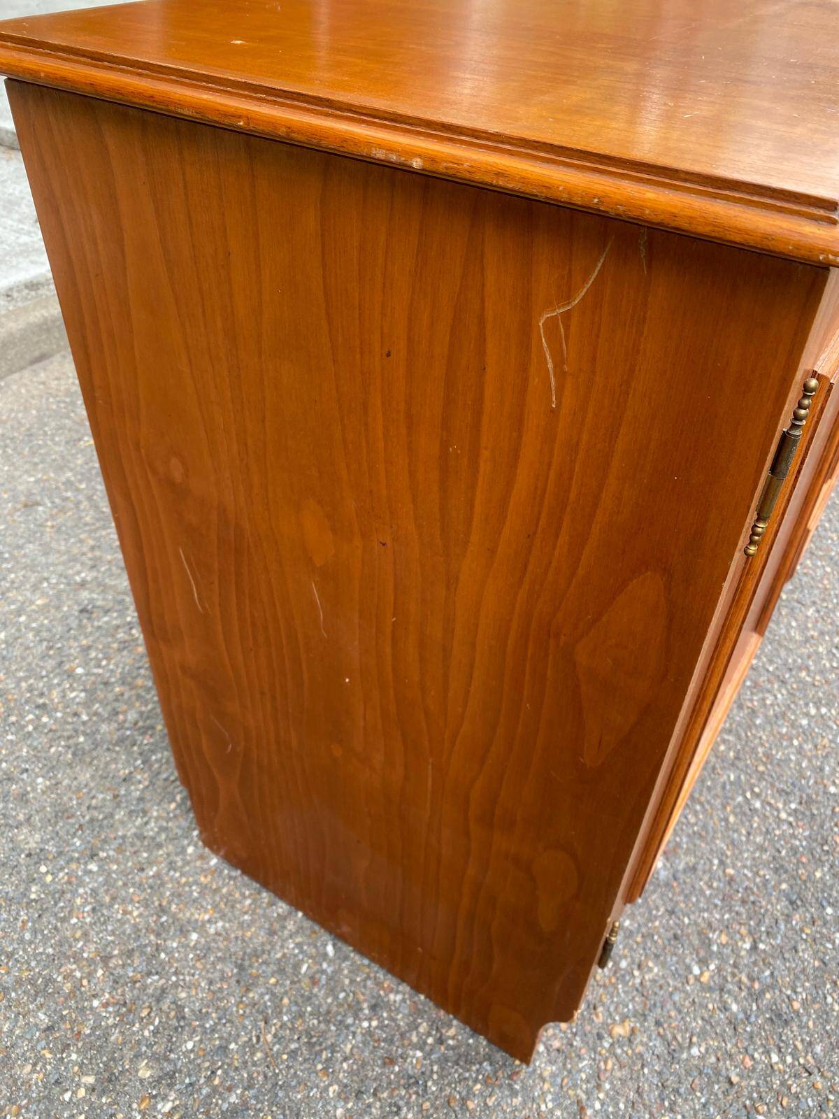 Large low storage unit / Sideboard 155 cm Ideal for 70's TV unit