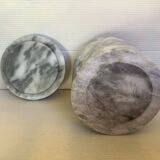 Gray White Marble Box