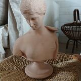Terracotta bust of a woman