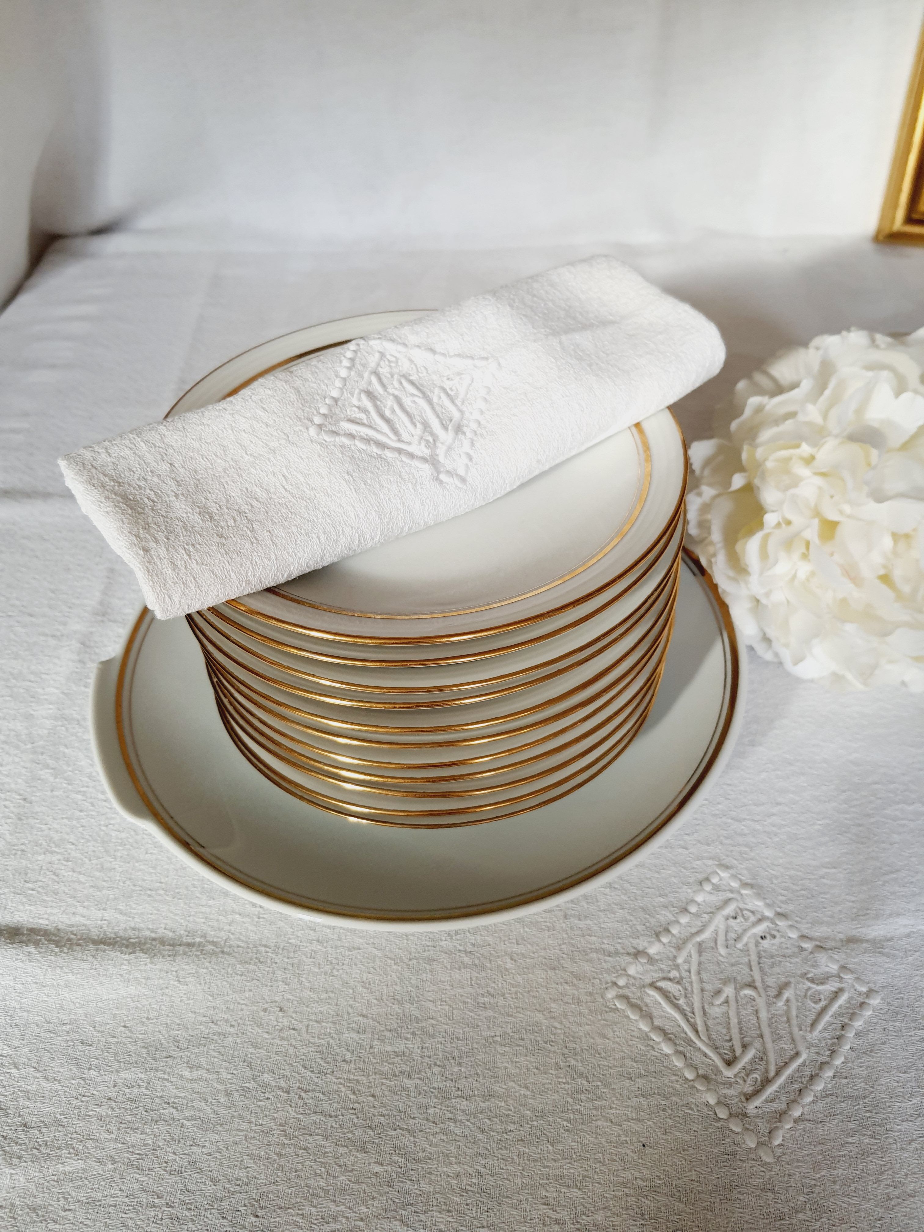 Limoges & Bavaria porcelain dessert service