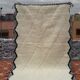 Moroccan Berber carpet beni Ouarain zanafi white and black diamonds 160x250cm