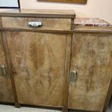 Art Deco sideboard in wood and marble