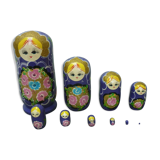 Russian dolls 10 vintage matriochkas