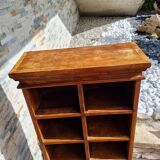 Furniture of 16 lockers in vintage solid wood