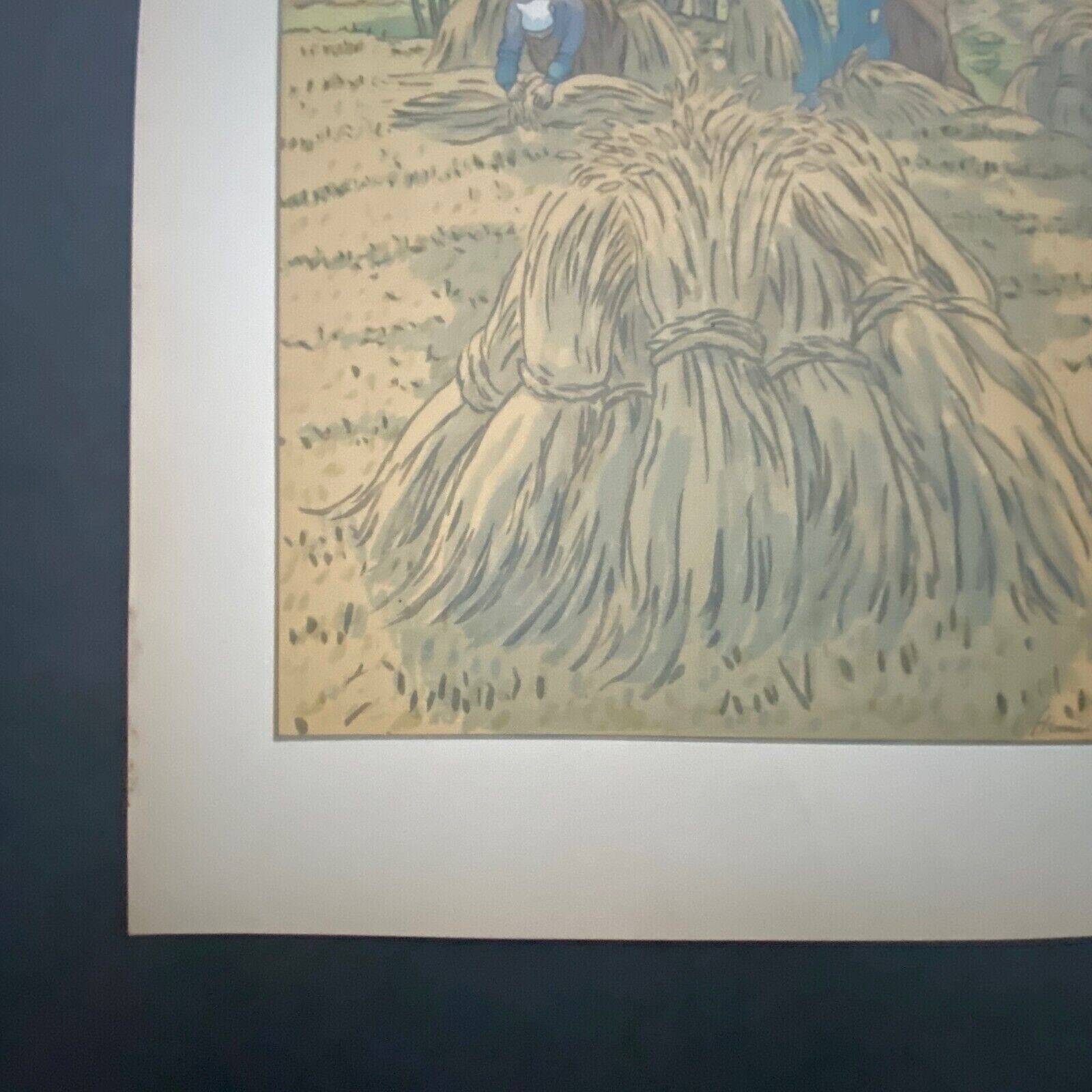 Lithograph by Henri Rivière The Rising Storm - The Féérie des Heures