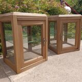 Vitrine en bois art déco