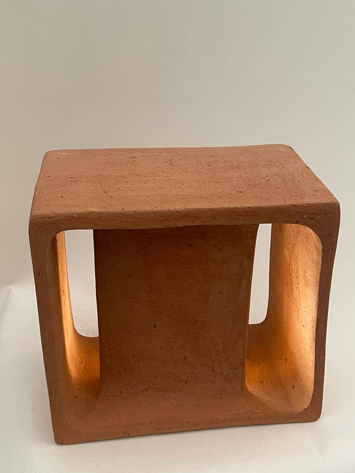 Sculptural lamp "block"