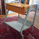 1950s boarding school bedside table.