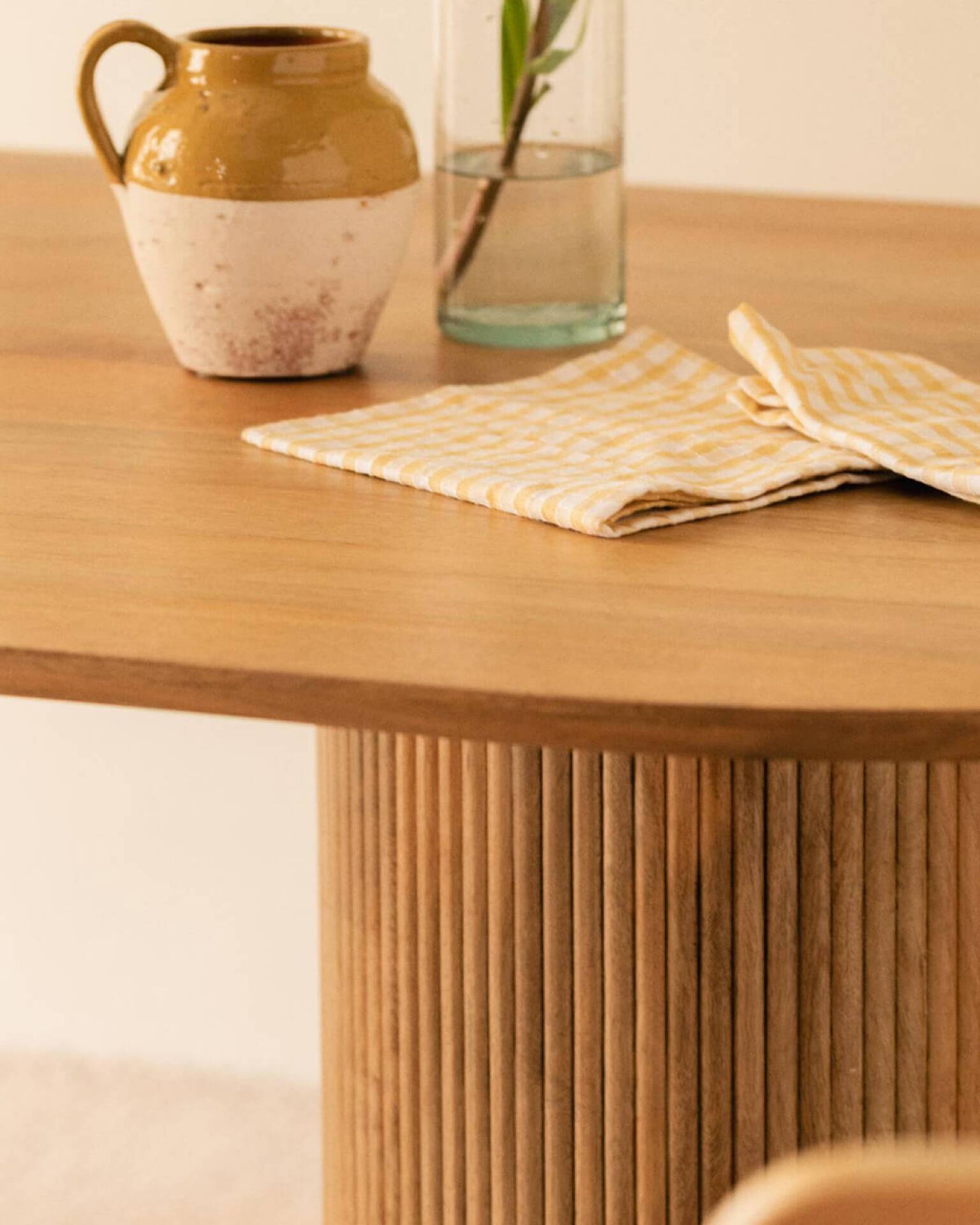 Oval dining table Vienna 200 x 100 mango wood