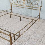 Louis XV brass bed