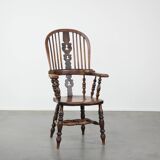 Antique English Highback Windsor Chair from the 18th Century