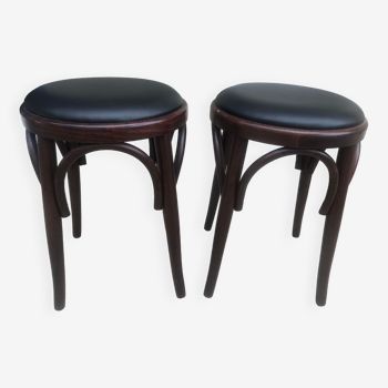 Duo de tabourets bas