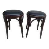 Duo de tabourets bas