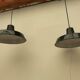 Pair of antique lamps