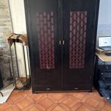 Exotic solid wood wardrobe