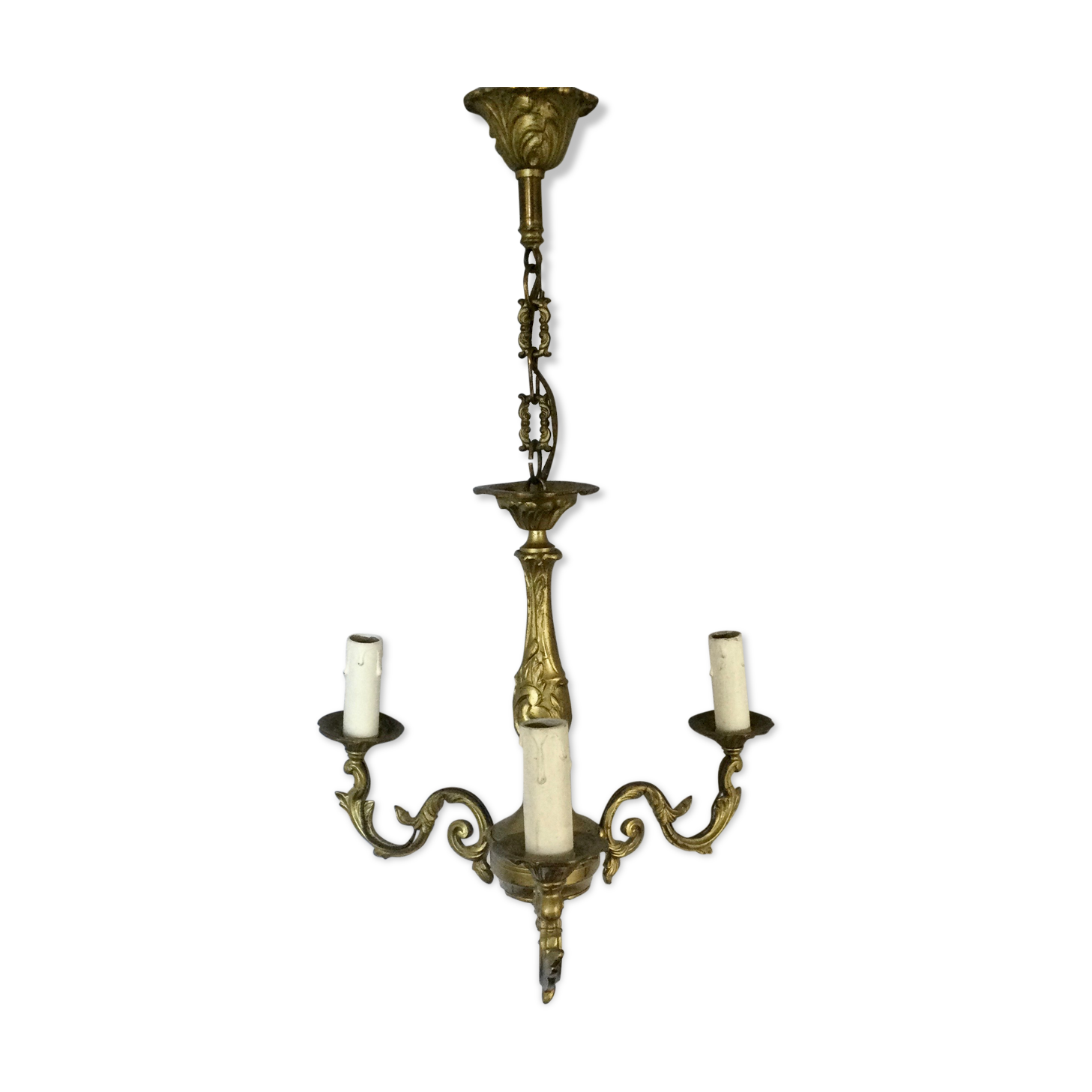 Bronze chandelier 3 lights