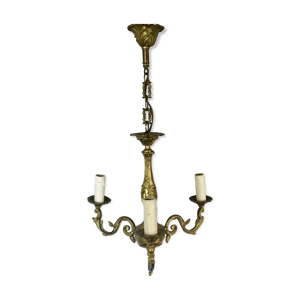 lustre bronze 3 lumières