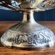 Silver-plated fruit bowl with foot