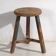 Antique sky blue patinated stool (c.1900)