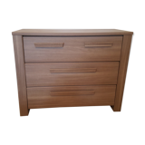 Chest of drawers wood-plated grayoak