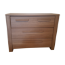 Chest of drawers wood-plated grayoak