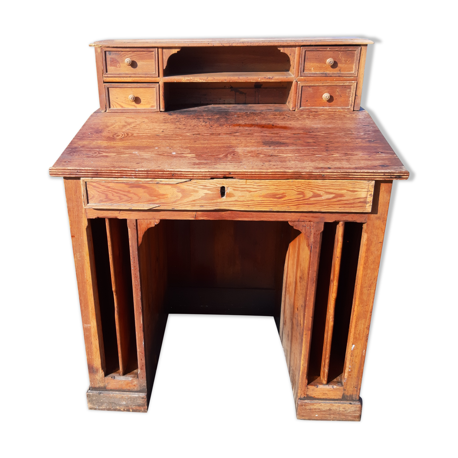 Comptoir caisse de mercerie 1900