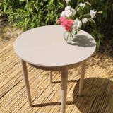 Table d'appoint ronde - rénovée