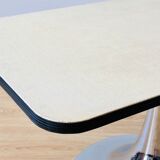 Vintage coffee table chrome tulip foot