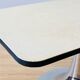 Vintage coffee table chrome tulip foot