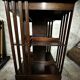 Revolving bookcase in mahogany and marquetry - art deco