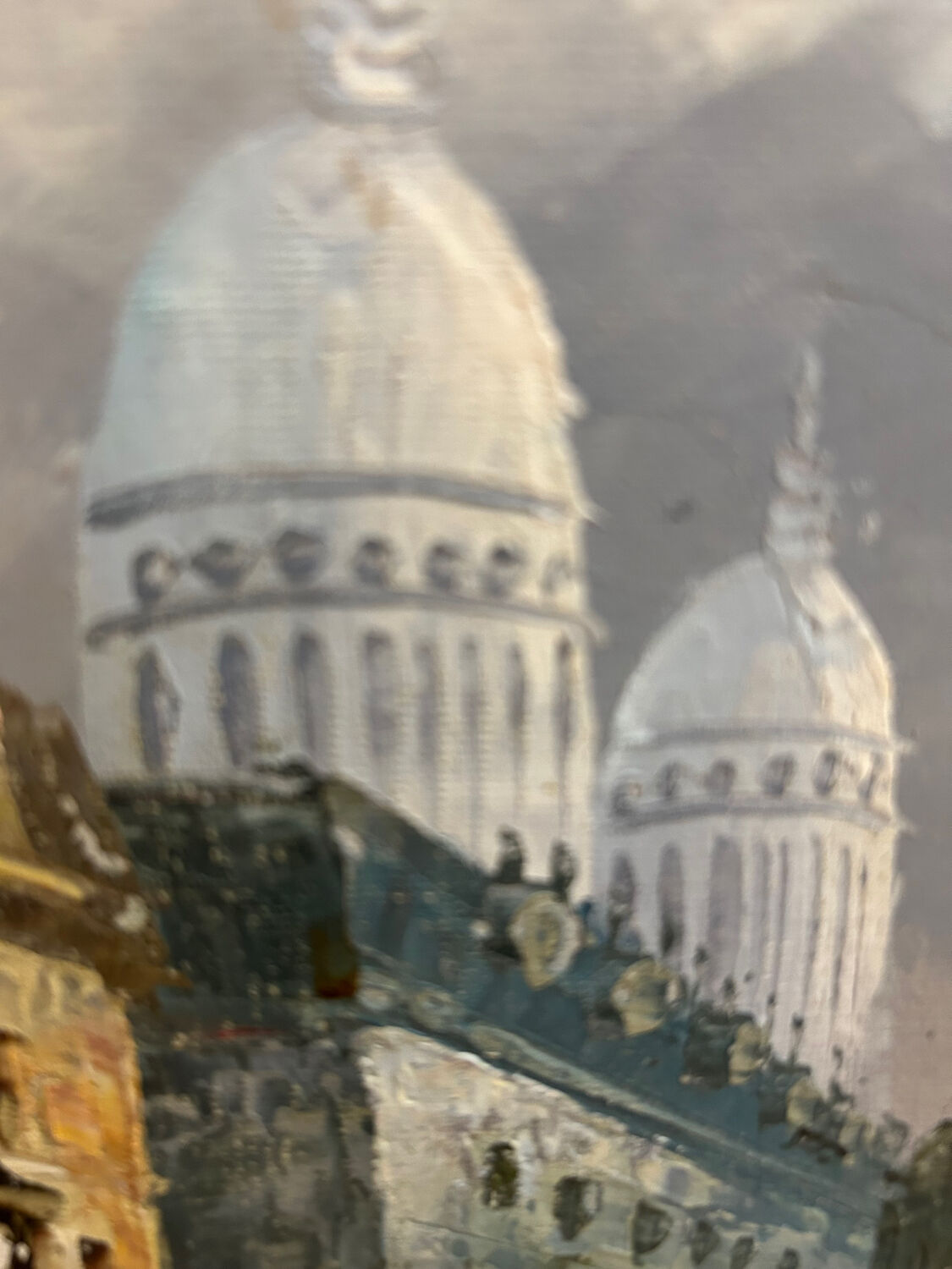 Oil on canvas signed Burnett, Paris