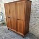 3-door walnut wardrobe
