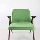Green Bunny Armchair by Józef Chierowski, 1970s
