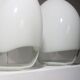 Pair of nessa lamps in murano glass, gino vistosi, 1970s